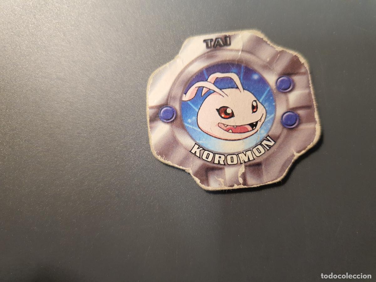 Juguetes antiguos y Juegos de colecci&oacute;n: TAZO DIGIMON 2000 - RELOJ CHICLE VIDAL - N&ordm; KOROMON