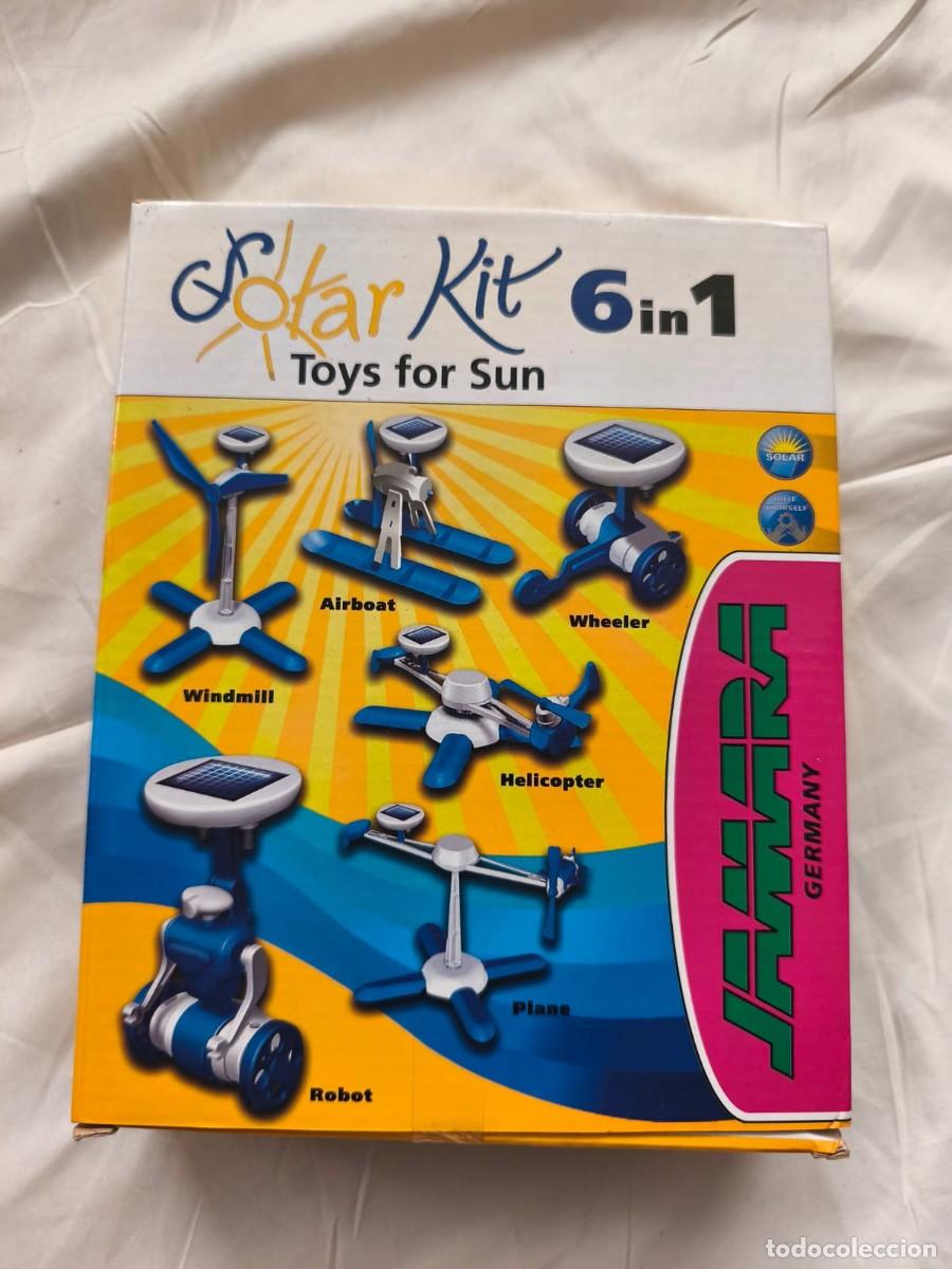 Brinquedos antigos e Jogos de cole&ccedil;&atilde;o: Solar Kit 6 en 1 (Toys for Sun) de la marca alemana JAMARA . Caja original