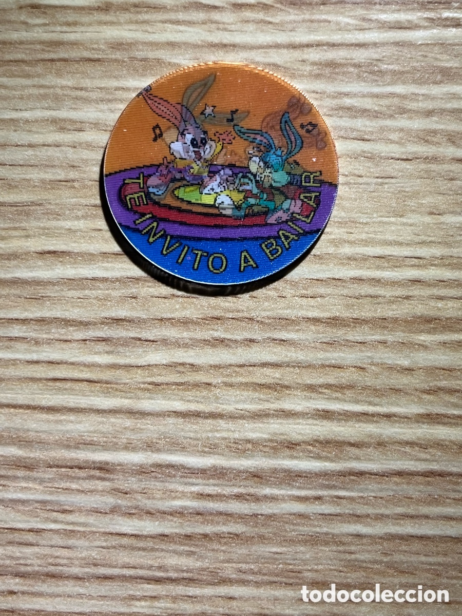 Juguetes antiguos y Juegos de colecci&oacute;n: MAGIC TAZO N&ordm; 118. Buster Bunny. Te invito a bailar. 2 puntos. Holograma. Matutano
