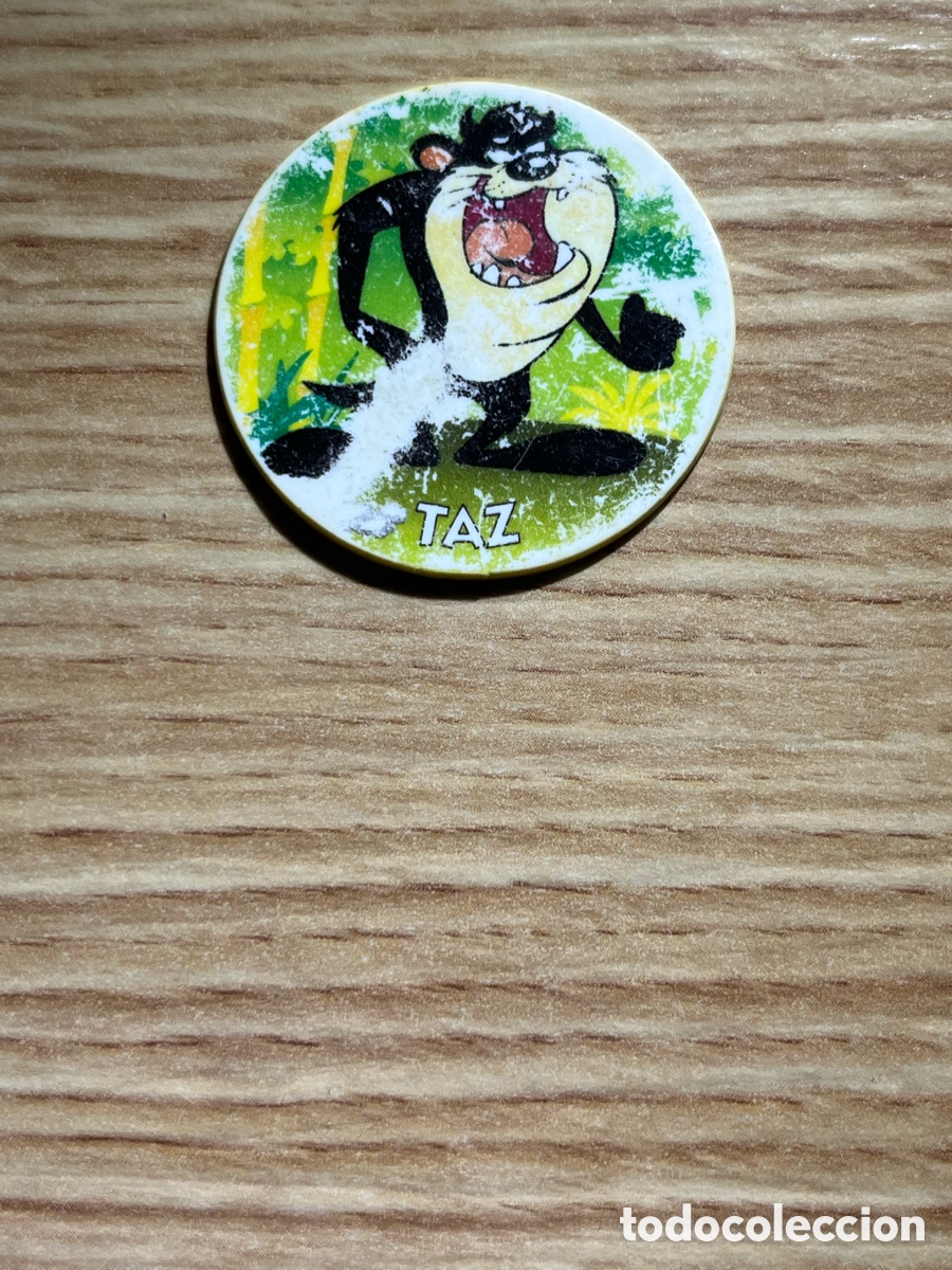 Juguetes antiguos y juegos de colecci&oacute;n: SUPER TAZO N&ordm; 71. Taz Man&iacute;a. Taz. 2 puntos. Matutano. Serie verde