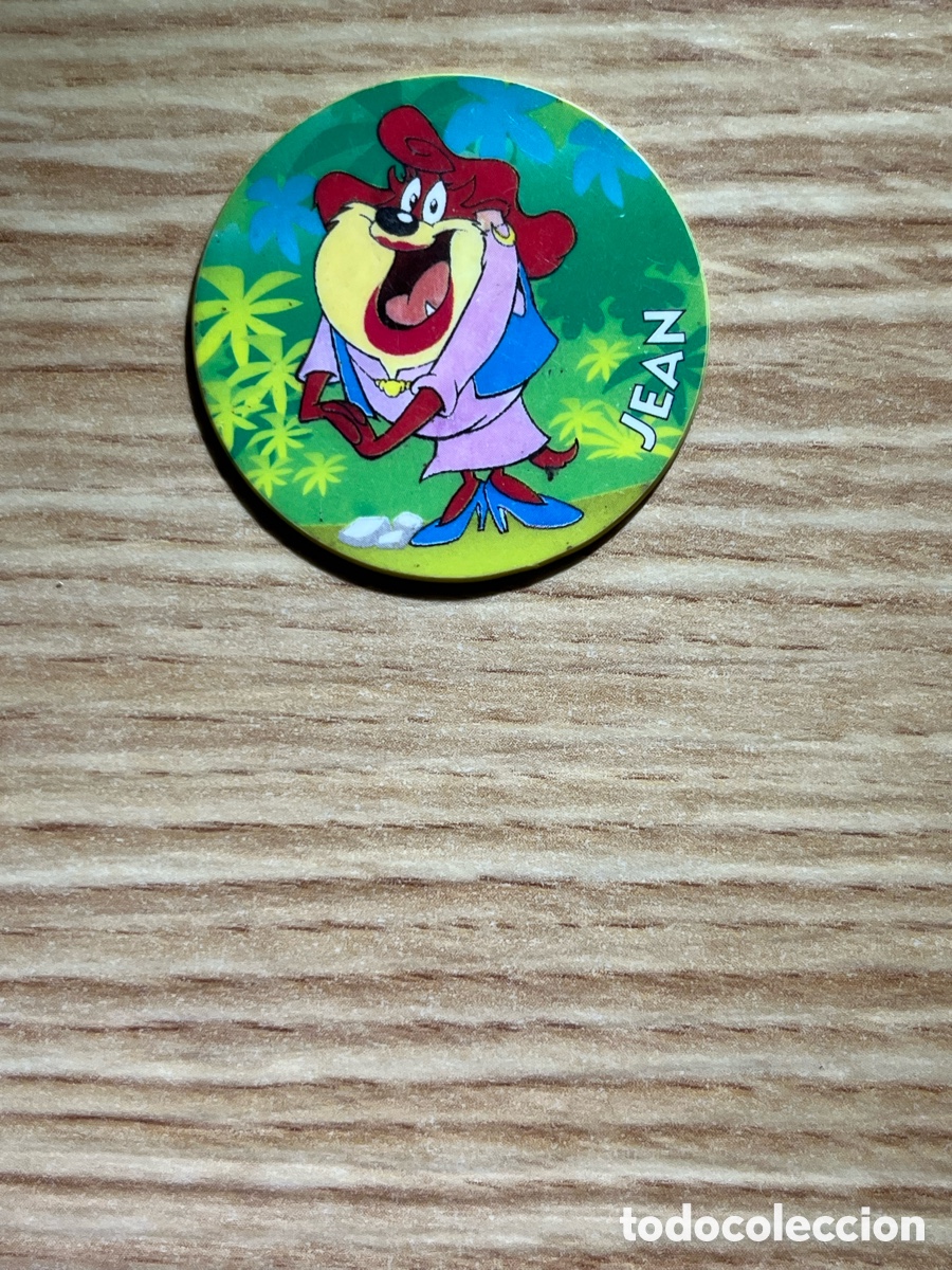 Juguetes antiguos y juegos de colecci&oacute;n: SUPER TAZO N&ordm; 73. Taz Man&iacute;a. Jean. 2 puntos. Matutano. Serie verde