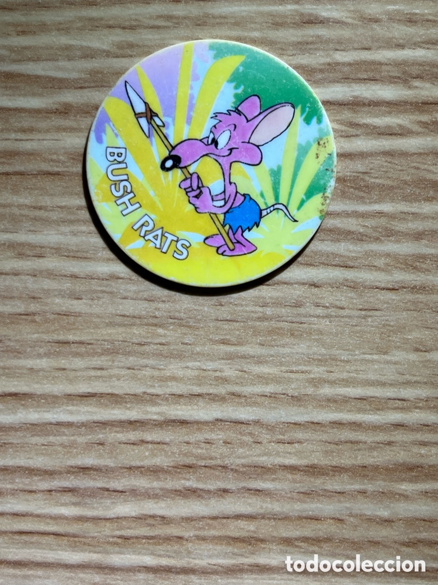Juguetes antiguos y juegos de colecci&oacute;n: SUPER TAZO N&ordm; 81. Taz Man&iacute;a. Bush Rats. 2 puntos. Matutano. Serie verde