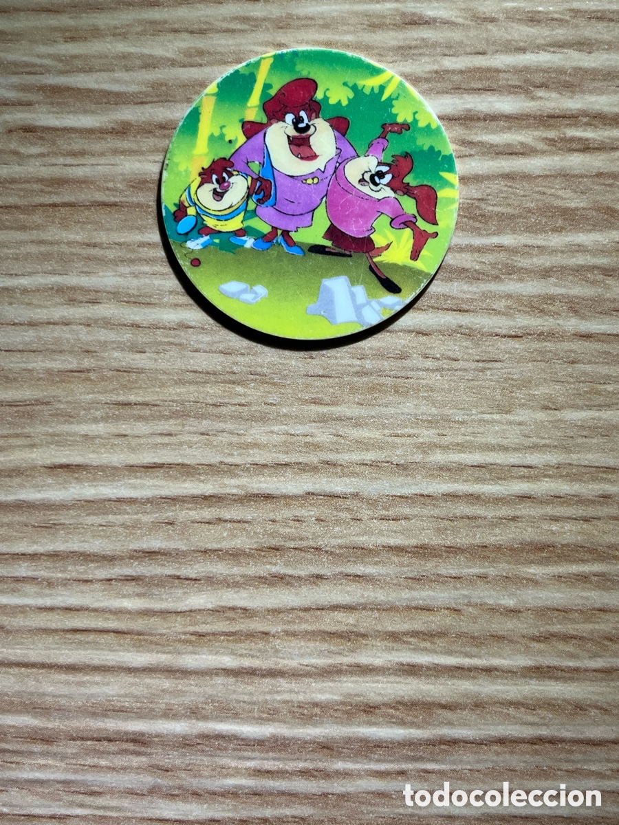 Juguetes antiguos y Juegos de colecci&oacute;n: SUPER TAZO N&ordm; 93. Taz Man&iacute;a. 2 puntos. Matutano. Serie verde