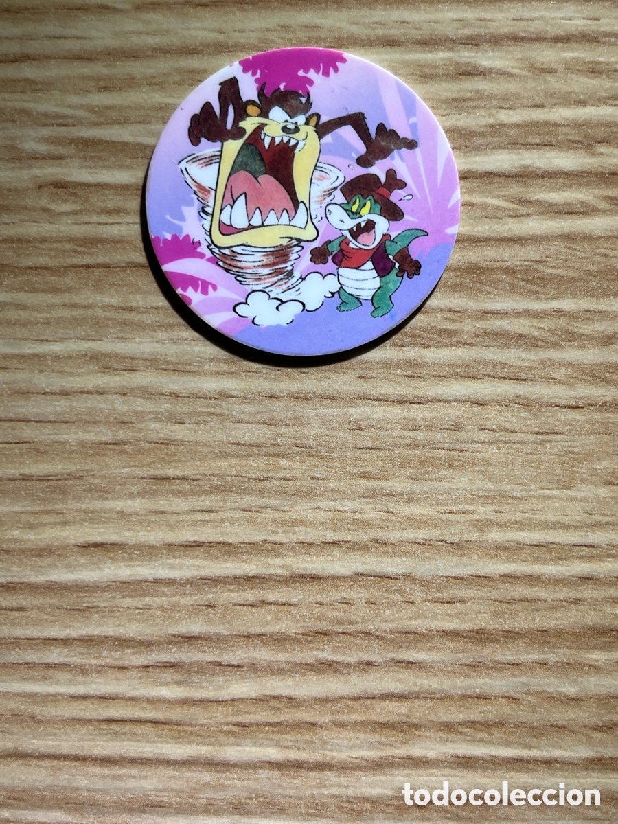 Juguetes antiguos y Juegos de colecci&oacute;n: SUPER TAZO N&ordm; 95. Taz Man&iacute;a. 2 puntos. Matutano. Serie verde