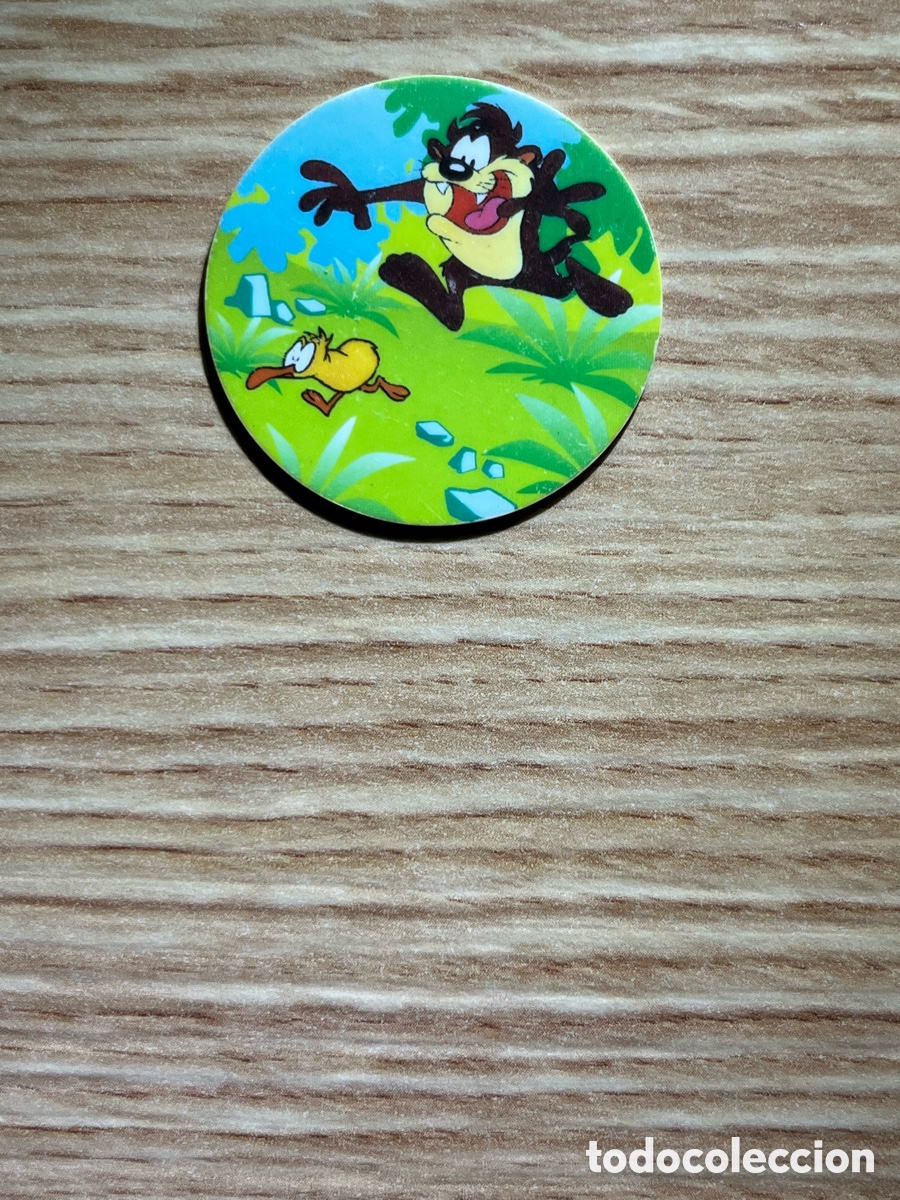 Juguetes antiguos y Juegos de colecci&oacute;n: SUPER TAZO N&ordm; 96. Taz Man&iacute;a. 2 puntos. Matutano. Serie verde