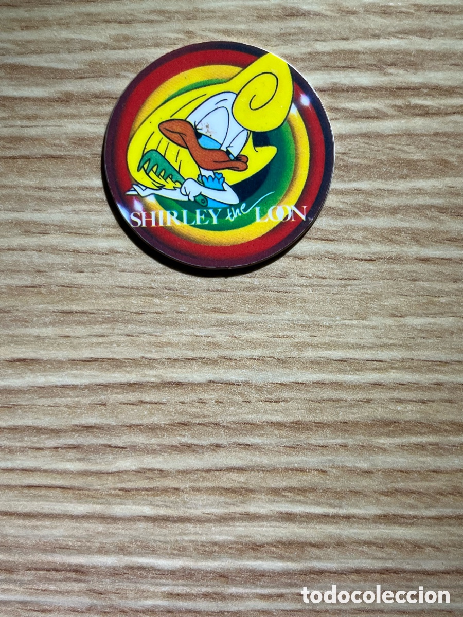Altes Spielzeug und Spiele: MEGA TAZO N&ordm; 60. Tiny Toon. Shirley the Loon. 3 puntos. Matutano. Serie amarilla