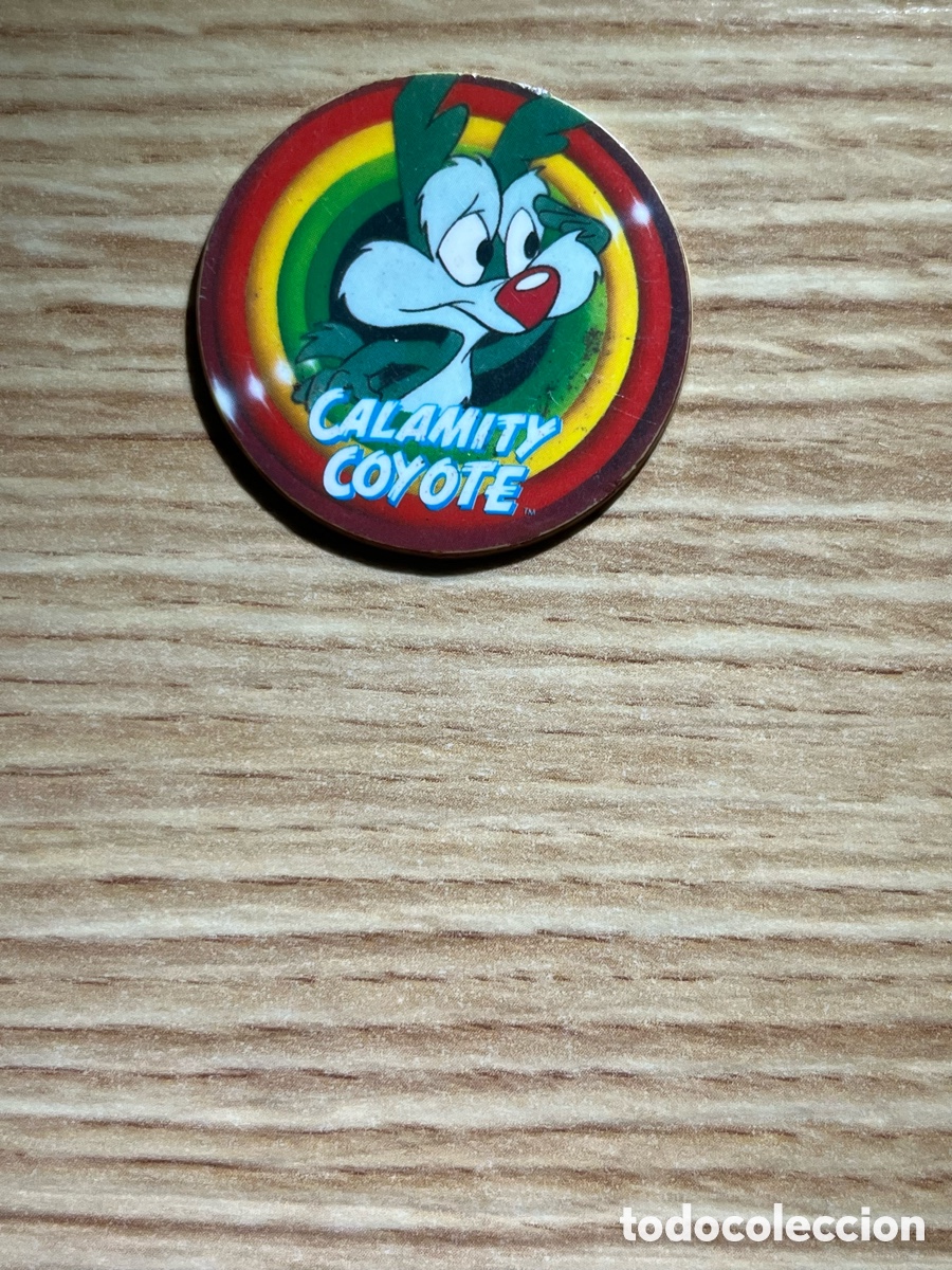 Brinquedos antigos e Jogos de cole&ccedil;&atilde;o: MEGA TAZO N&ordm; 62. Tiny Toon. Calamity Coyote. 3 puntos. Matutano. Serie amarilla
