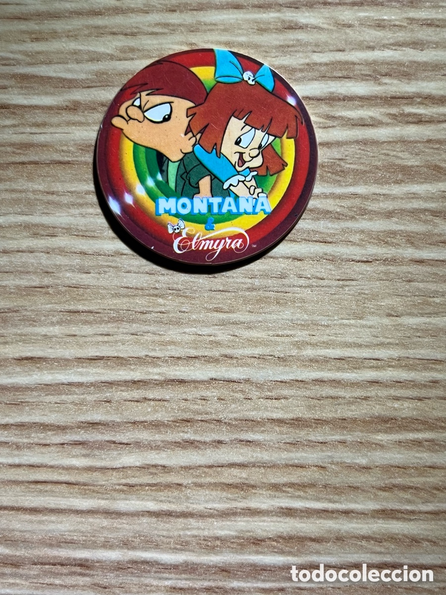 Jouets Anciens et Jeux de collection: MEGA TAZO N&ordm; 68. Tiny Toon. Montana & Elmyra. 3 puntos. Matutano. Serie amarilla