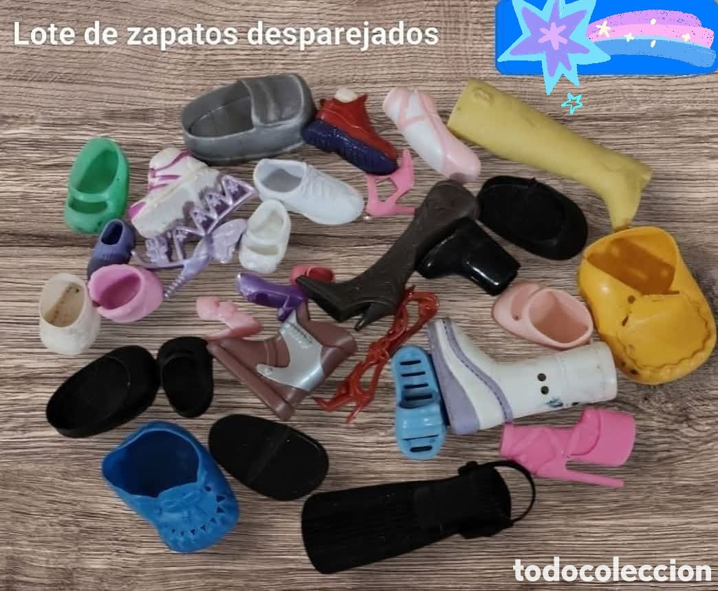 Juguetes antiguos y Juegos de colecci&oacute;n: :::: AA65 - LOTE DE ZAPATOS DESPAREJADOS