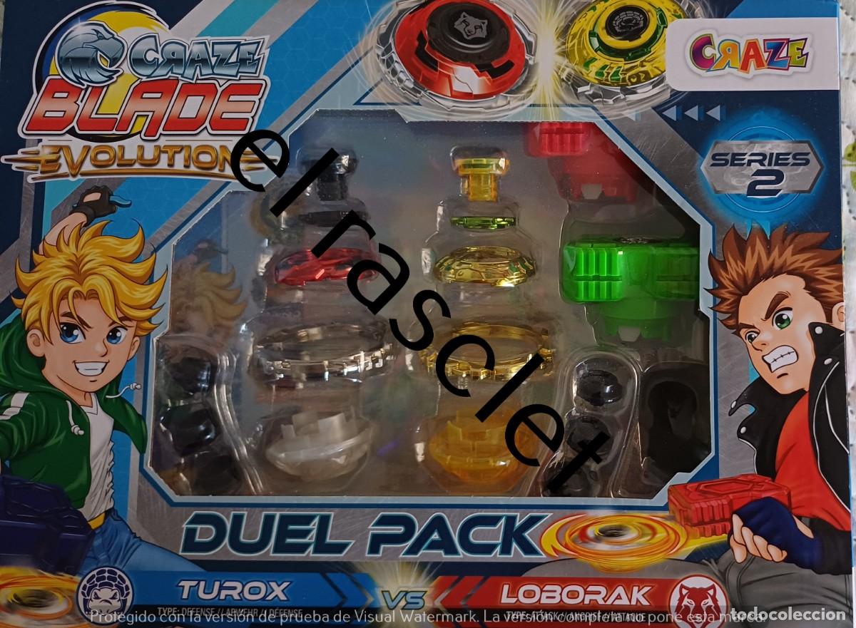 Juguetes antiguos y Juegos de colecci&oacute;n: CRAZE BLADE EVOLUTION PEONZAS SERIE 2