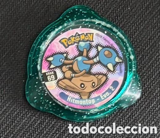 Juguetes antiguos y Juegos de colecci&oacute;n: Tazo Pokemon KRAK 2005 HITMONTOP 69