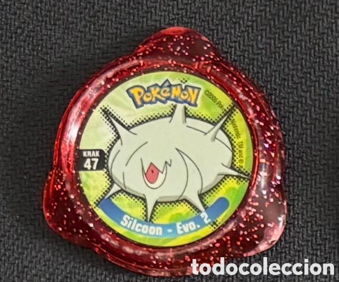 Juguetes antiguos y Juegos de colecci&oacute;n: Tazo Pokemon KRAK 2005 SILCOON 47
