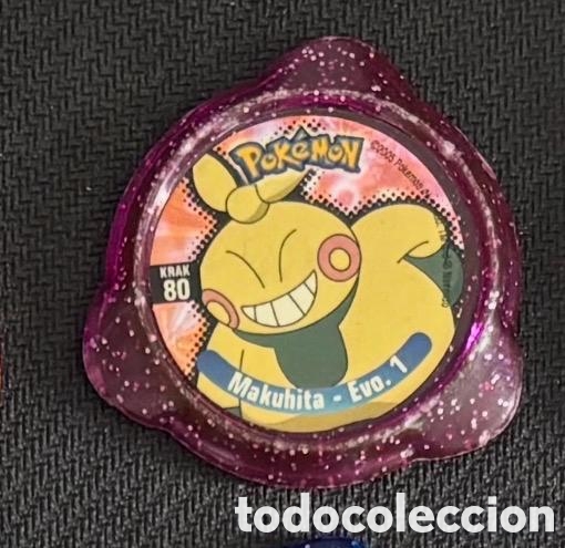 Juguetes antiguos y Juegos de colecci&oacute;n: Tazo Pokemon KRAK 2005 MAKUHITA 80