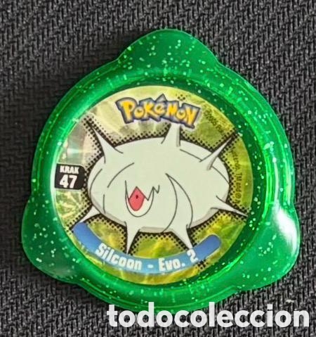 Juguetes antiguos y Juegos de colecci&oacute;n: Tazo Pokemon KRAK 2005 SILCOON 47