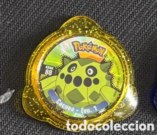 Juguetes antiguos y Juegos de colecci&oacute;n: Tazo Pokemon KRAK 2005 CACNEA 88
