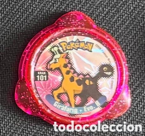 Juguetes antiguos y Juegos de colecci&oacute;n: Tazo Pokemon KRAK 2005 GIRAFARIG 101