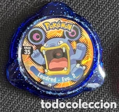Juguetes antiguos y Juegos de colecci&oacute;n: Tazo Pokemon KRAK 2005 LOUDRED 35