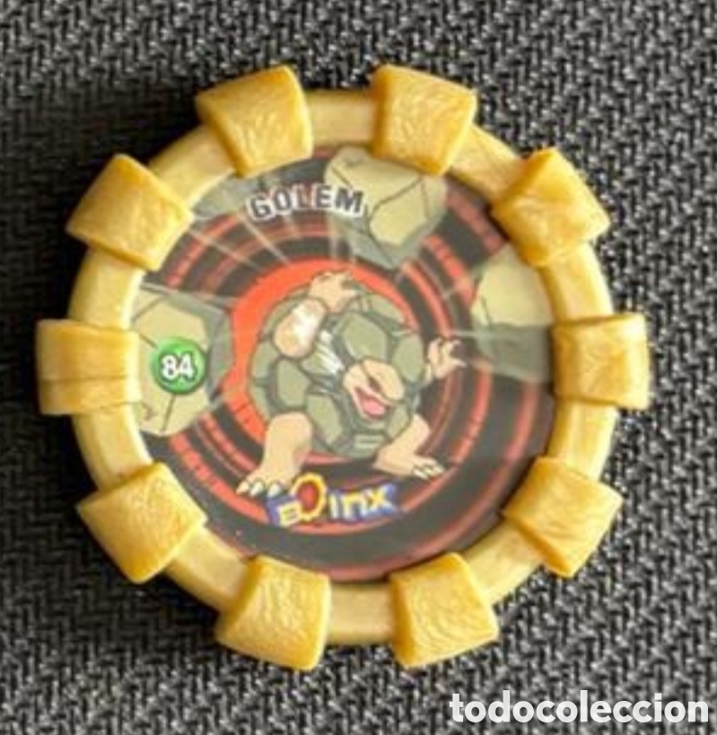 Juguetes antiguos y Juegos de colecci&oacute;n: Tazo boinx pokemon 84 GOLEM
