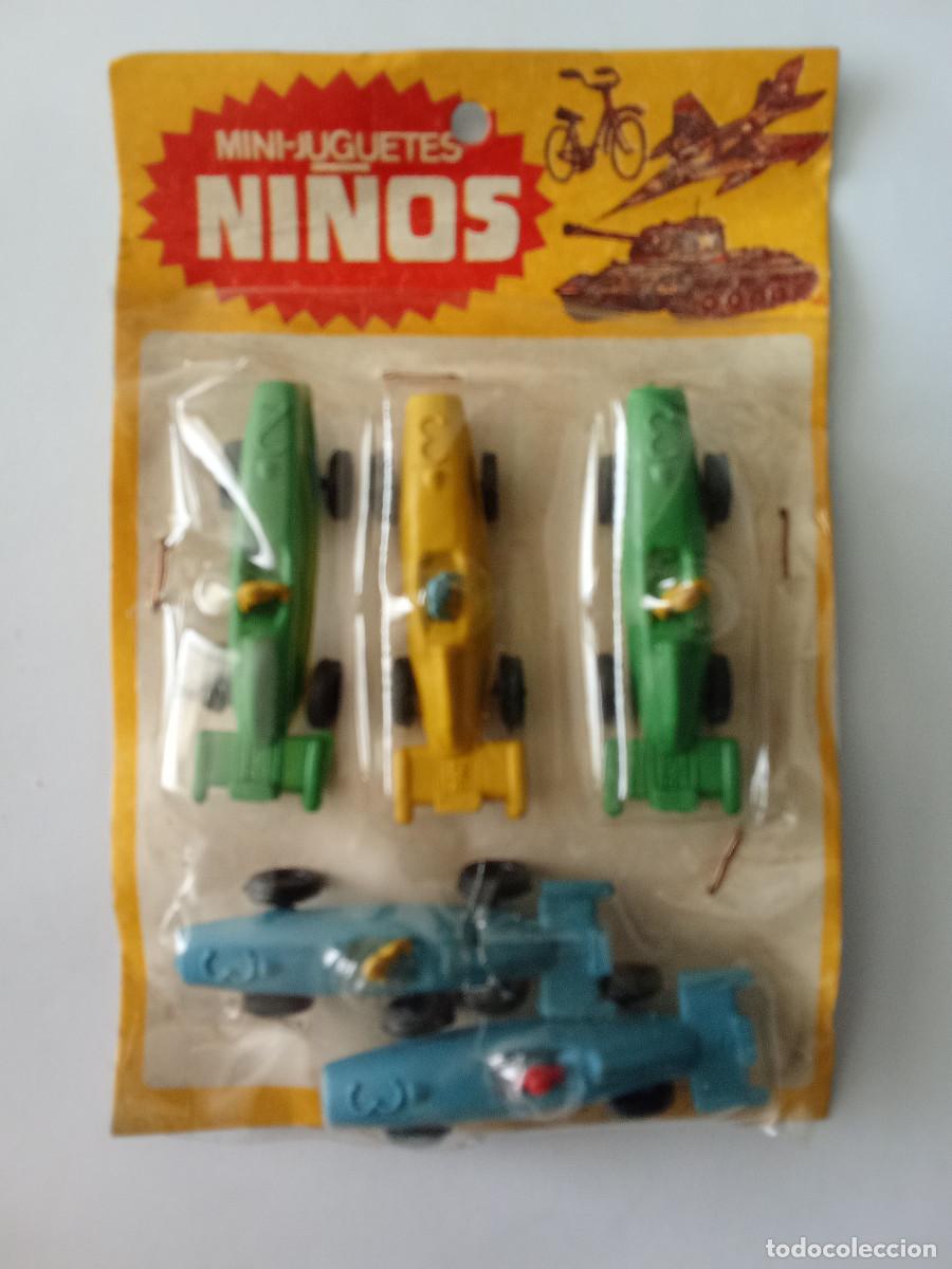 Juguetes antiguos y Juegos de colecci&oacute;n: Mini juguetes Ni&ntilde;os cinco b&oacute;lidos kiosko a&ntilde;os 60 blister cerrado