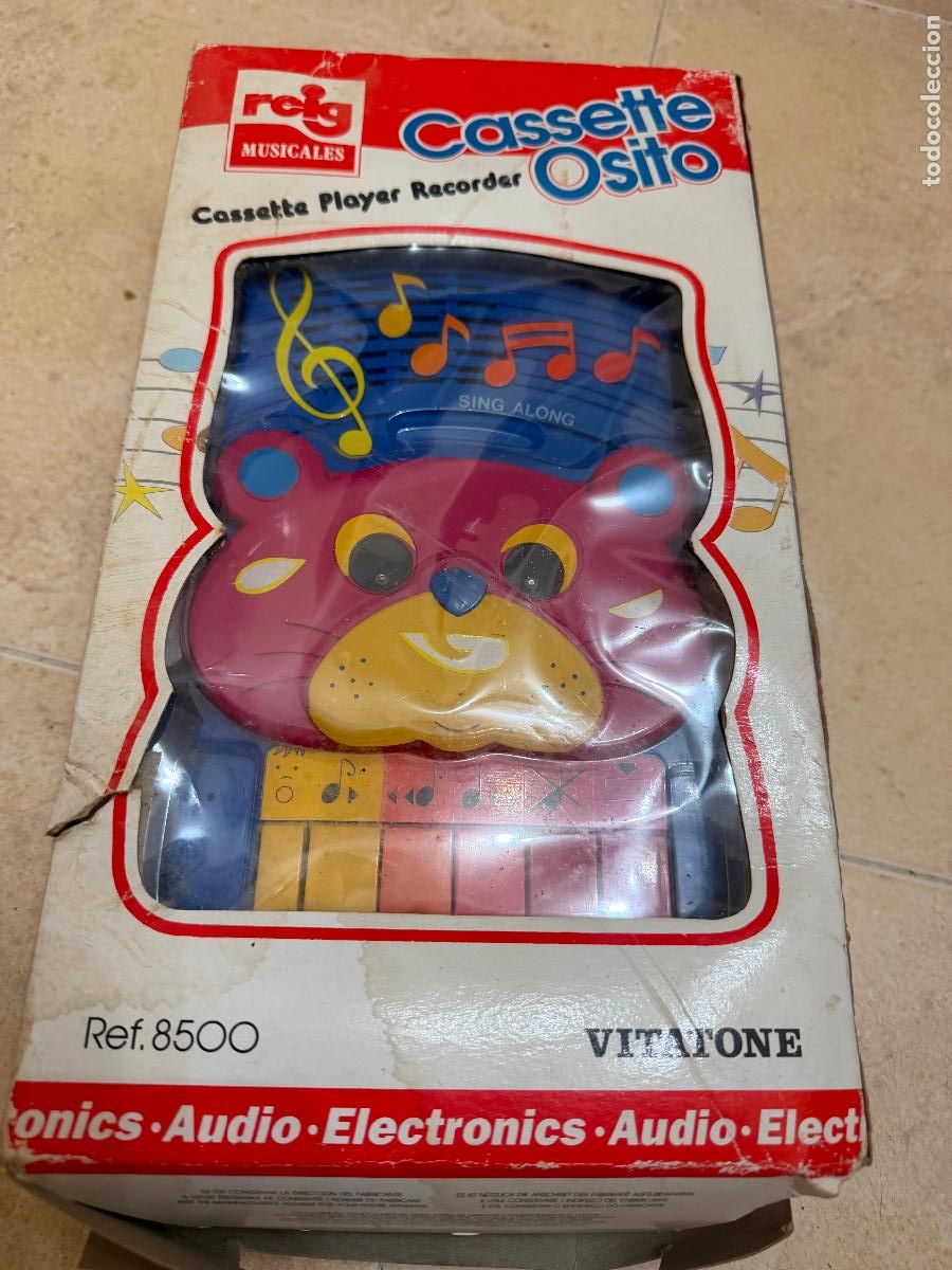 Juguetes antiguos y Juegos de colecci&oacute;n: Reig musicales cassette osito