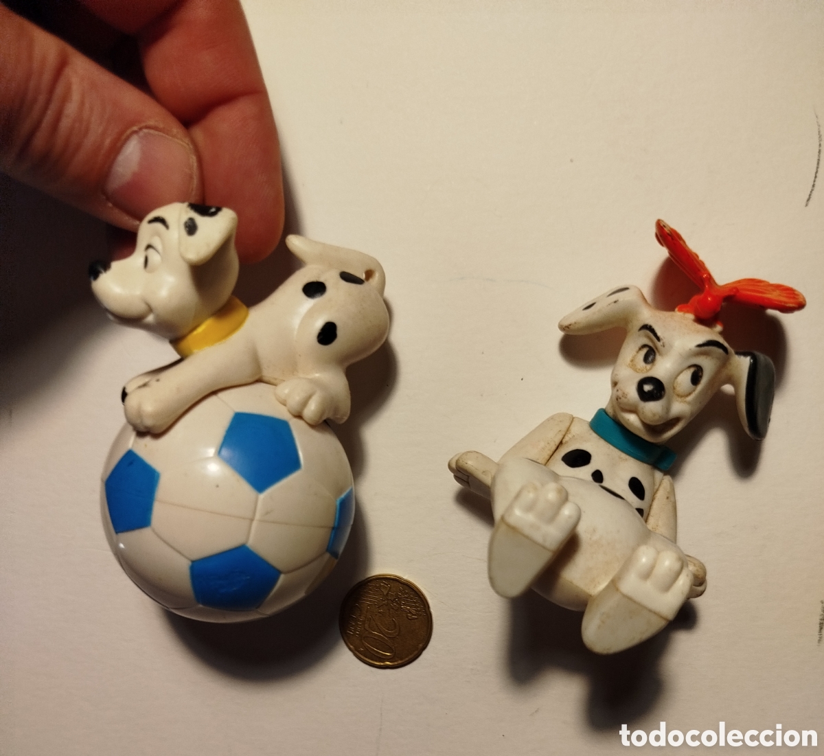Juguetes antiguos y Juegos de colecci&oacute;n: Lote 2 figuras retro 101 d&aacute;lmatas