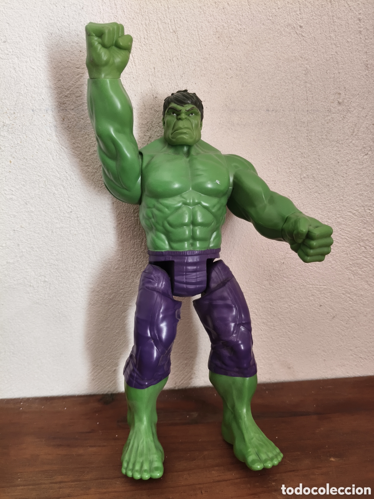 Juguetes antiguos y juegos de colecci&oacute;n: Mu&ntilde;eco Hulk grande vintage