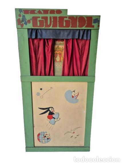 Antique Toys and Collectible Games: Teatro Infantil de Gui&ntilde;ol, (Guignol), Francia - T&iacute;teres, Marionetas - Madera Pintada