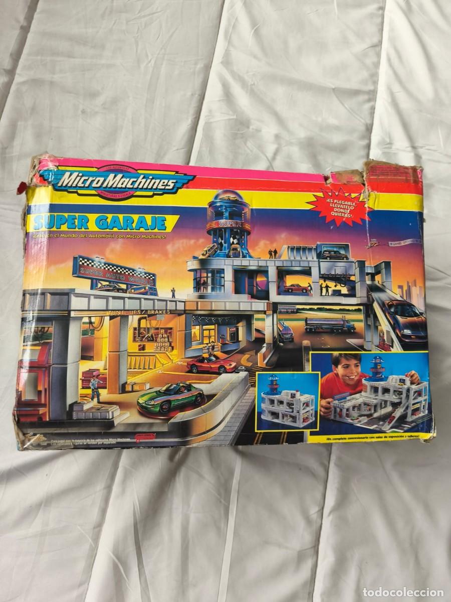 Juguetes antiguos y juegos de colecci&oacute;n: Playset vintage &rdquo;Super Garaje&rdquo; de Micro Machines, 1990