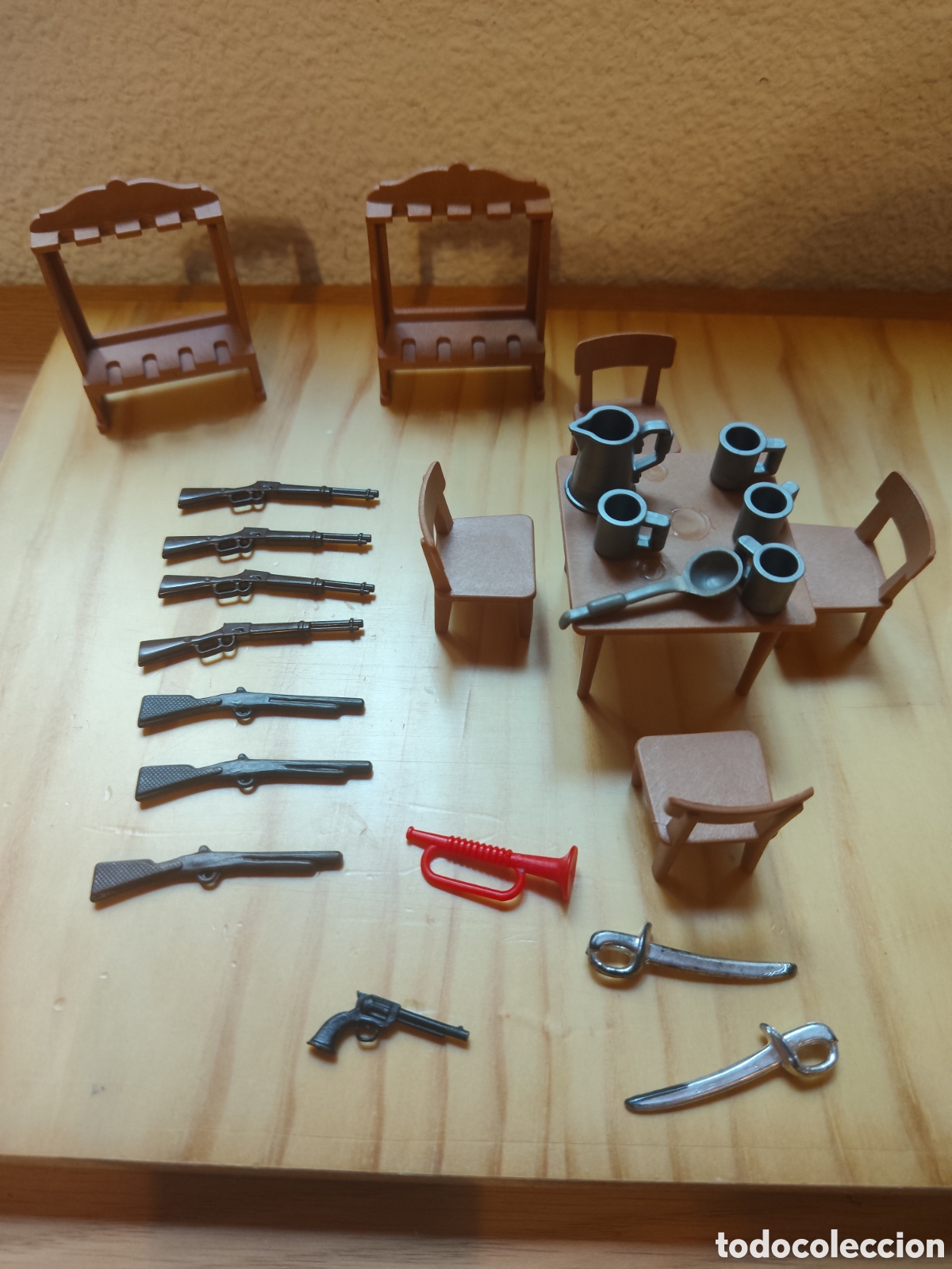 Juguetes antiguos y juegos de colecci&oacute;n: Lote piezas sueltas Fort Glory