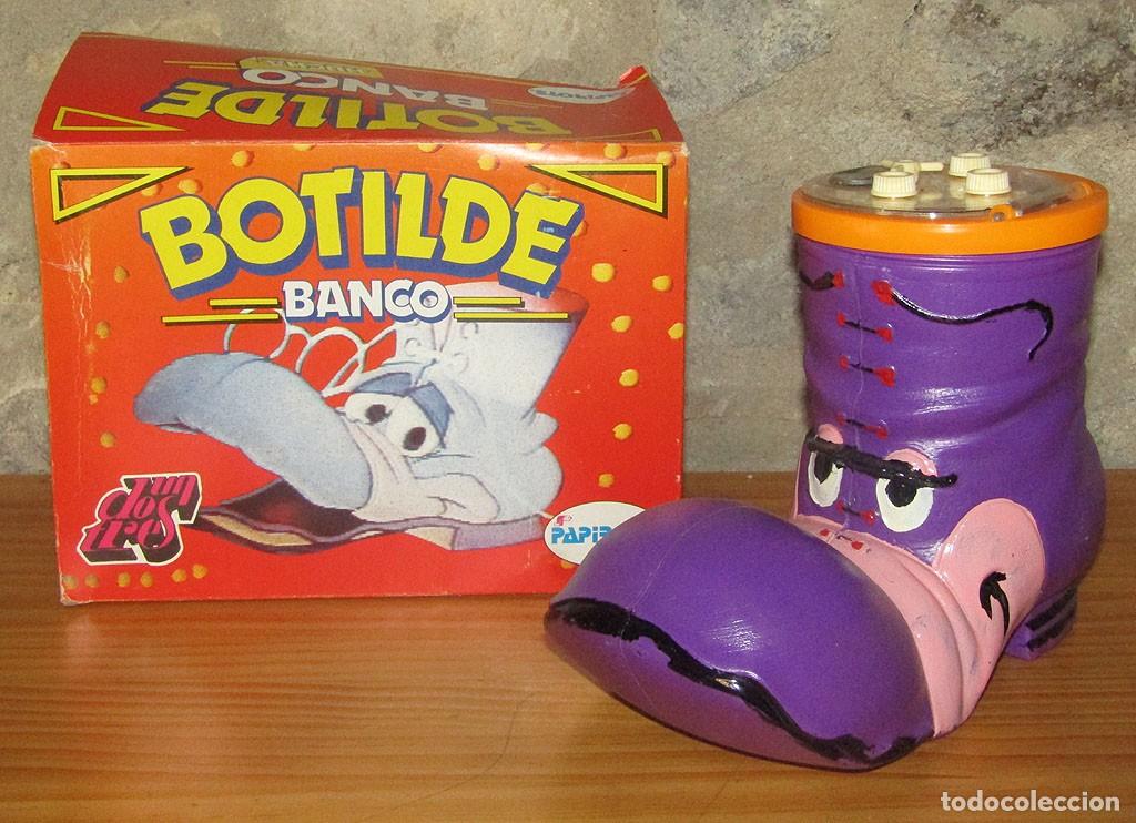 Juguetes antiguos y juegos de colecci&oacute;n: ANTIGUA HUCHA DE LA BOTILDE, DE PAPIROTS - NUEVA Y EN SU CAJA ORIGINAL - UNO DOS TRES