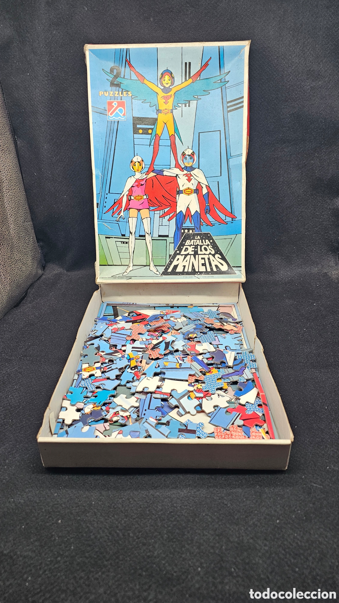 Brinquedos antigos e Jogos de cole&ccedil;&atilde;o: Antiguo puzzle LA BATALLA DE LOS PLANETAS