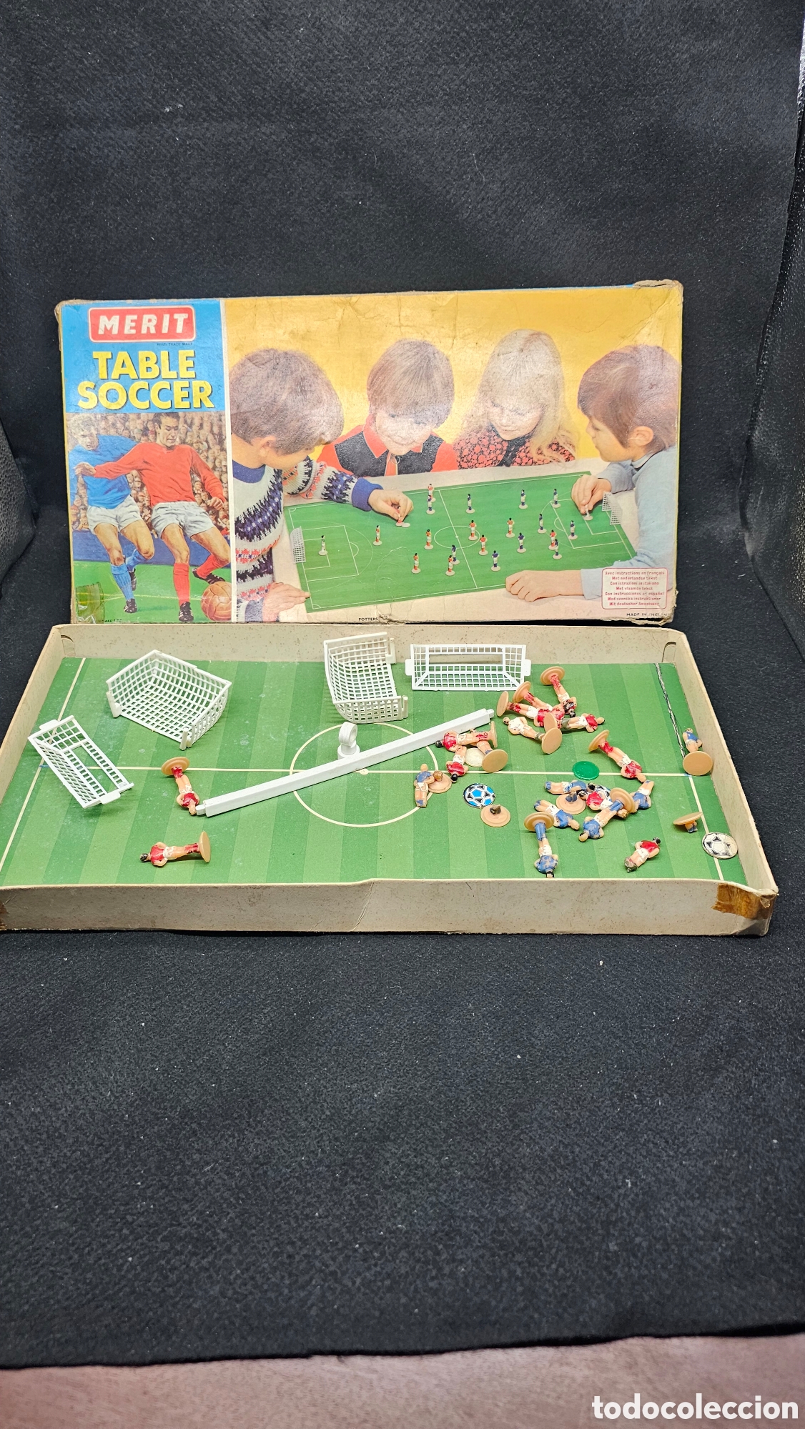 Juguetes antiguos y juegos de colecci&oacute;n: Antiguo juego de f&uacute;tbol