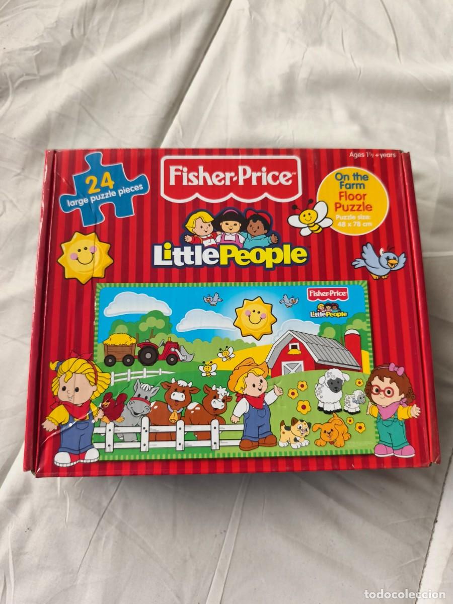 Juguetes antiguos y juegos de colecci&oacute;n: Puzzle de suelo &rdquo;On the Farm&rdquo; (En la Granja) de la l&iacute;nea Fisher-Price Little People