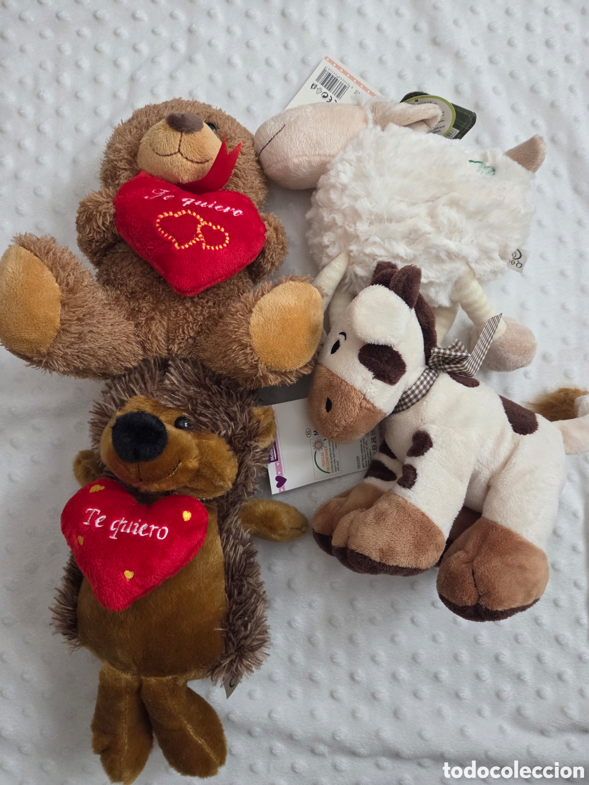 Juguetes antiguos y juegos de colecci&oacute;n: Lote de peluches varios