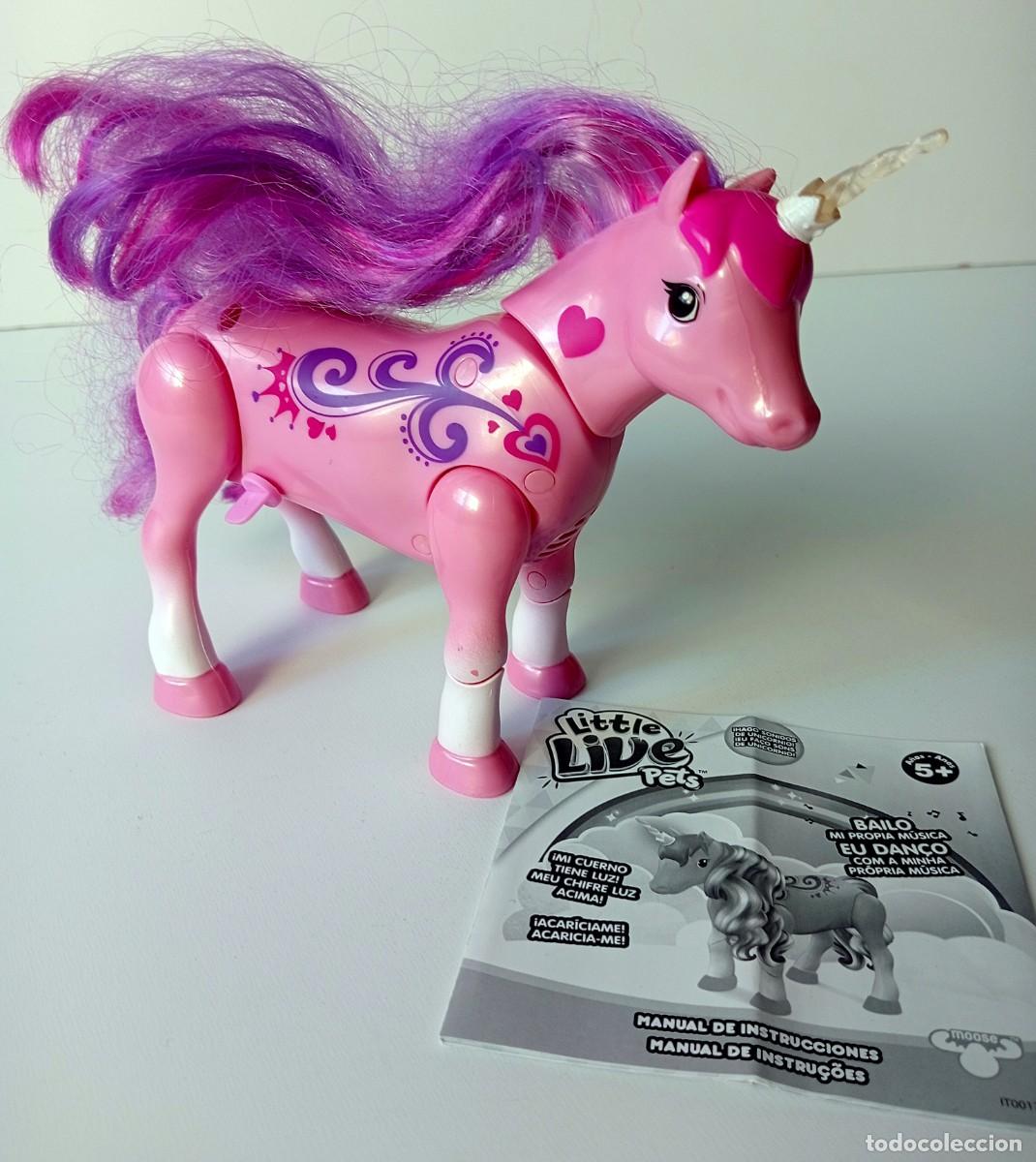 Juguetes antiguos y juegos de colecci&oacute;n: MU&Ntilde;ECO UNICORNIO ROSA
