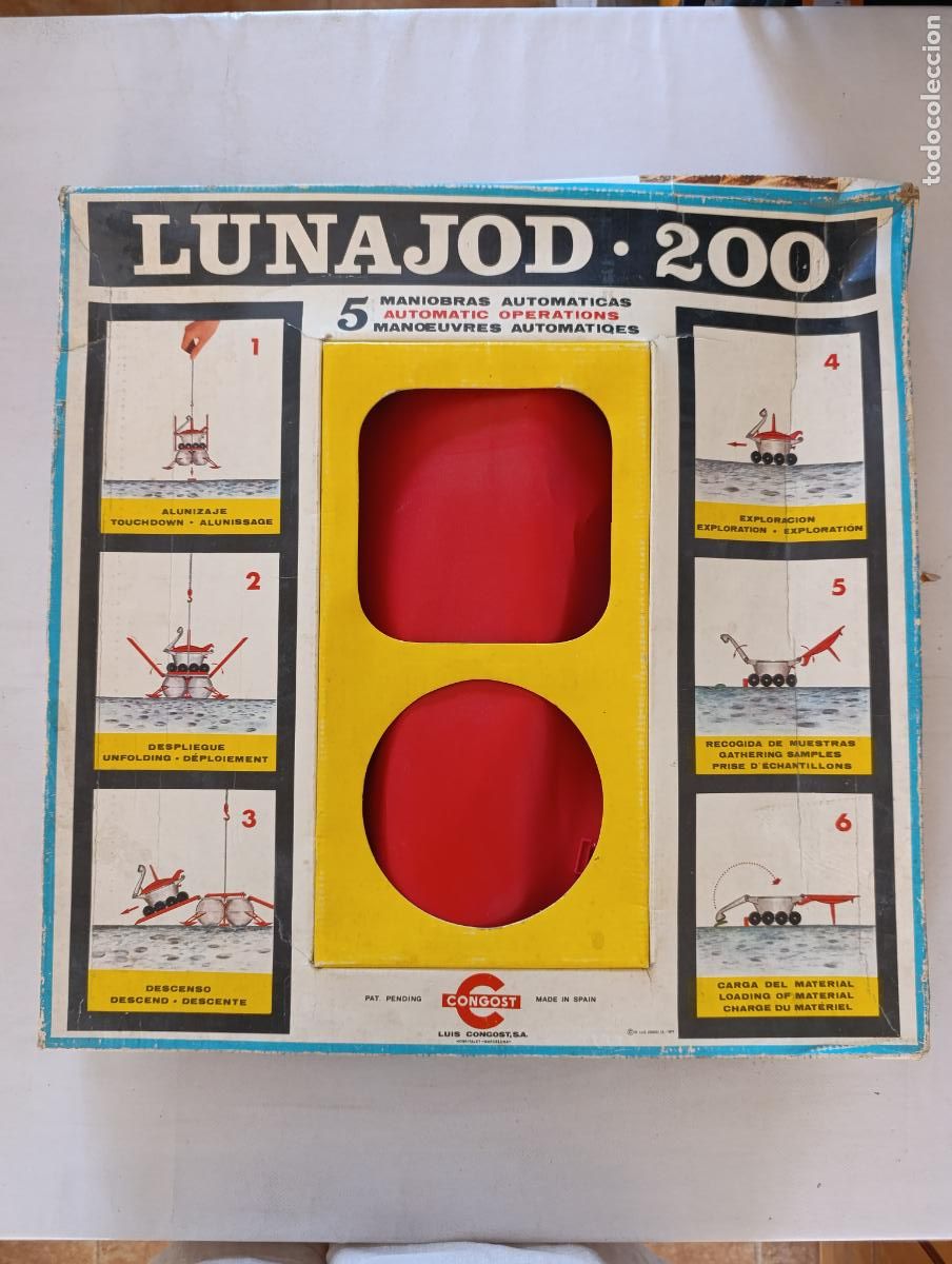 Juguetes antiguos y juegos de colecci&oacute;n: VEHICULO SOVIETICO, NAVE LUNAR LUNAJOD 200 - CONGOST - ANTIGUO JUGUETE, VINTAGE A&Ntilde;OS 70 (01-02)