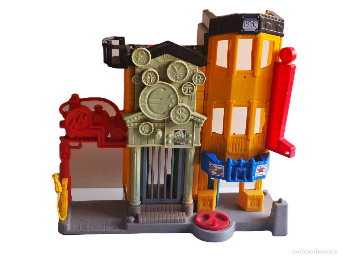 Juguetes antiguos y juegos de colecci&oacute;n: Casa de juegos de la comisar&iacute;a de polic&iacute;a de Fisher Price DC Imaginext Rescue City Center