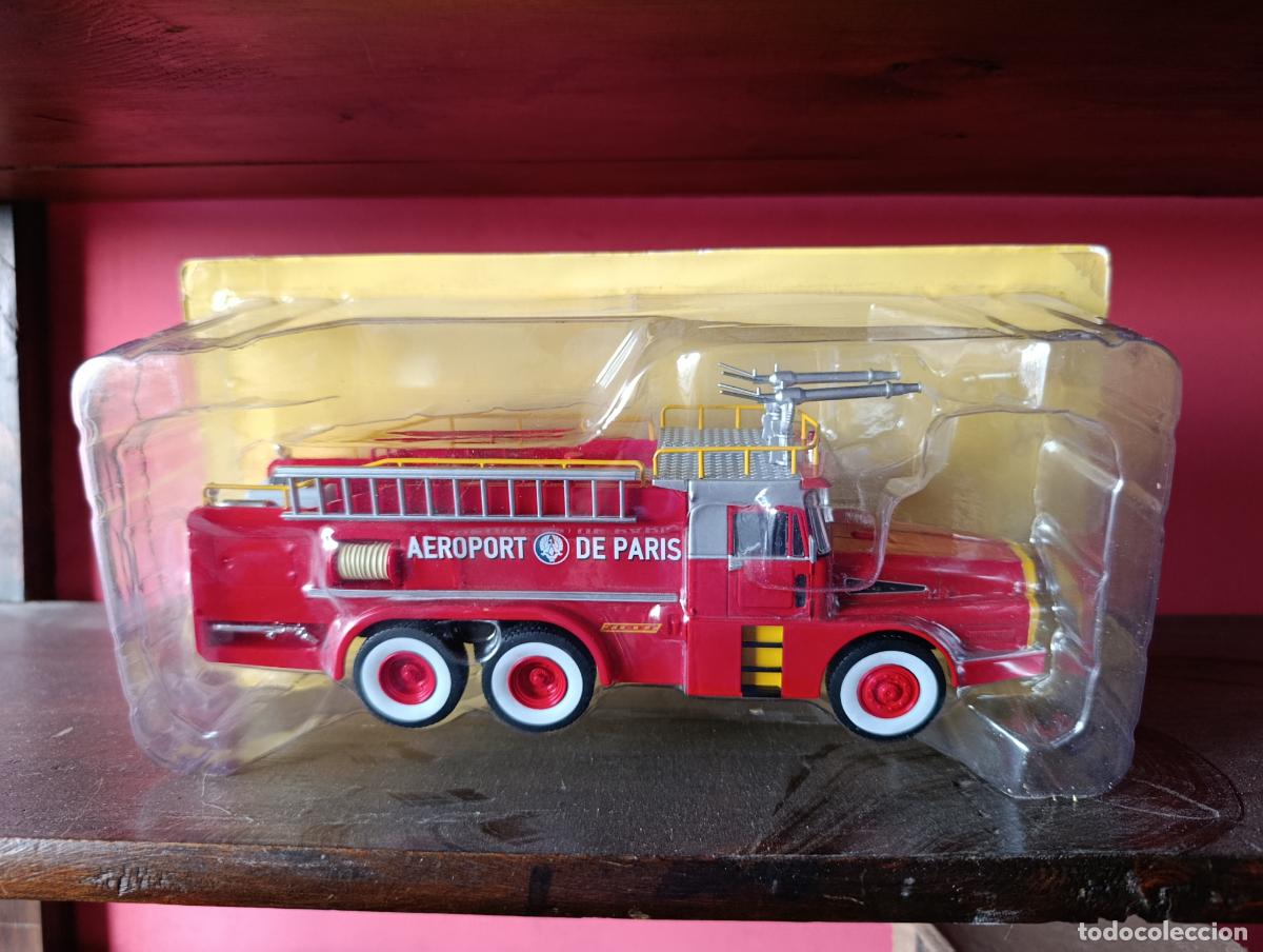 Altes Spielzeug und Spiele: REPLICA CAMI&Oacute;N BOMBEROS. AEROPUERTO PARIS. MODELO PARA COLECCI&Oacute;N EDIT SALVAT. EN SU CAJA