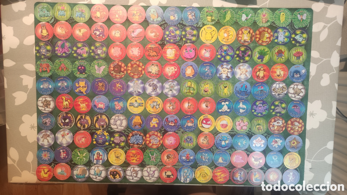 Juguetes antiguos y juegos de colecci&oacute;n: Coleccion completa de Pok&eacute;mon tazo 1 y 2 151/151