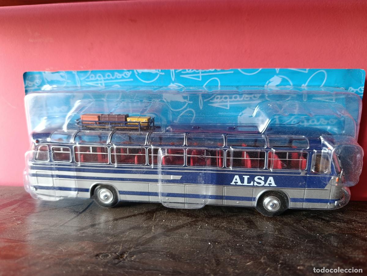 Brinquedos antigos e Jogos de cole&ccedil;&atilde;o: REPLICA AUTOB&Uacute;S PEGASO. ALSA. MODELO PARA COLECCI&Oacute;N EDIT SALVAT. EN SU CAJA