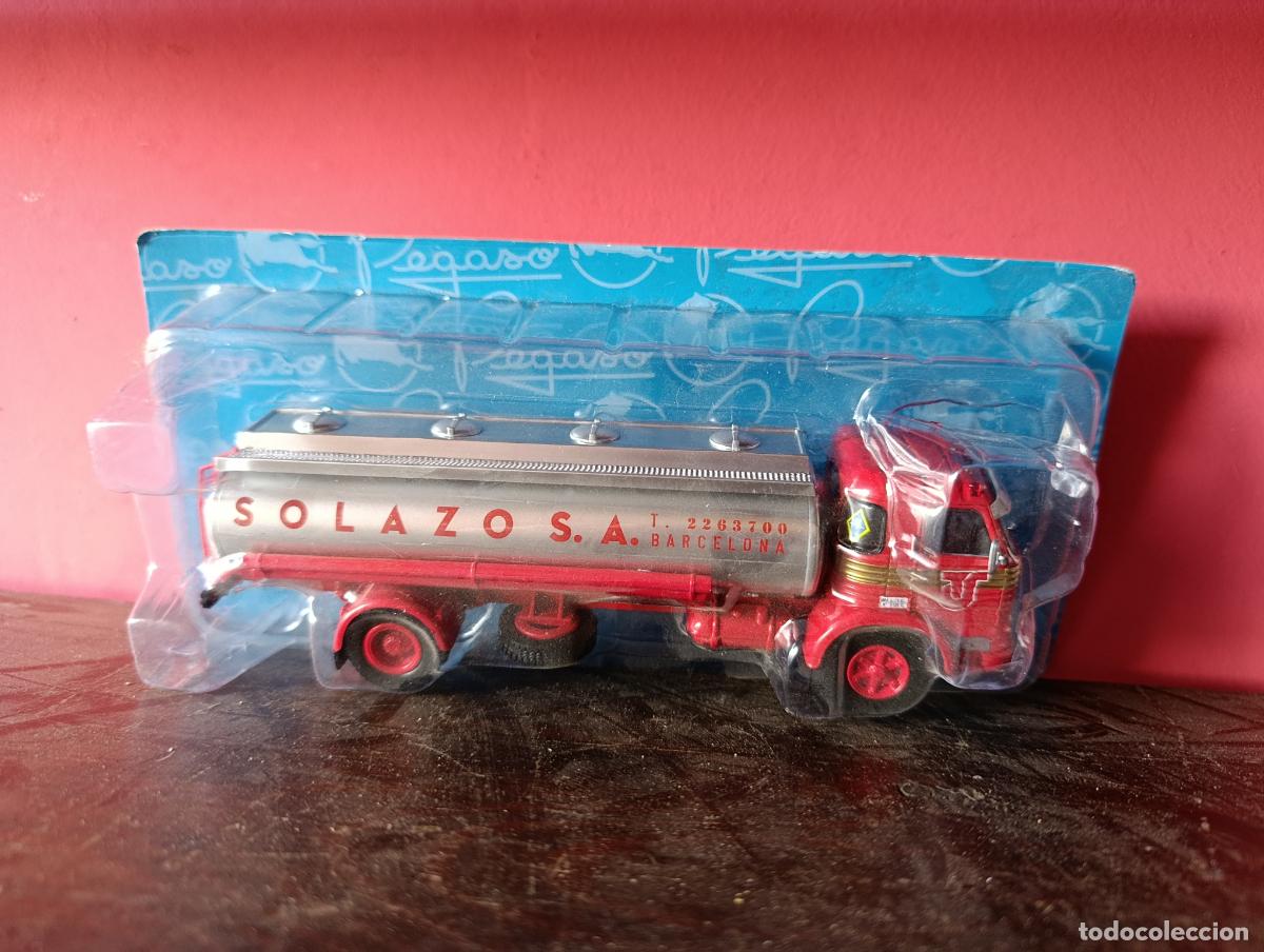 Brinquedos antigos e Jogos de cole&ccedil;&atilde;o: REPLICA CAMI&Oacute;N PEGASO. SOLAZO S A BARCELONA. MODELO PARA COLECCI&Oacute;N EDIT SALVAT. EN SU CAJA