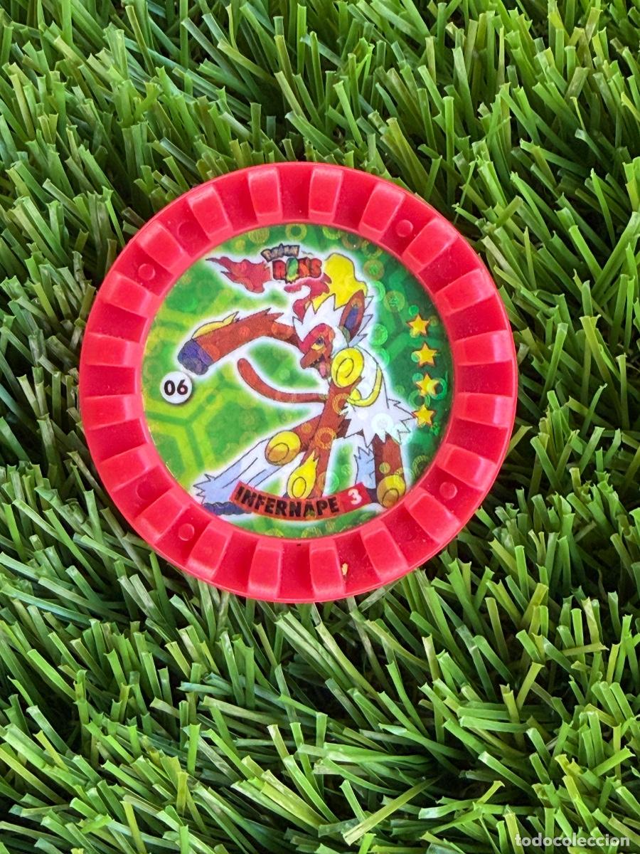 Juguetes antiguos y juegos de colecci&oacute;n: N&ordm; 6 Infernape Tazos Pokemon Cheetos Pokemon Roks