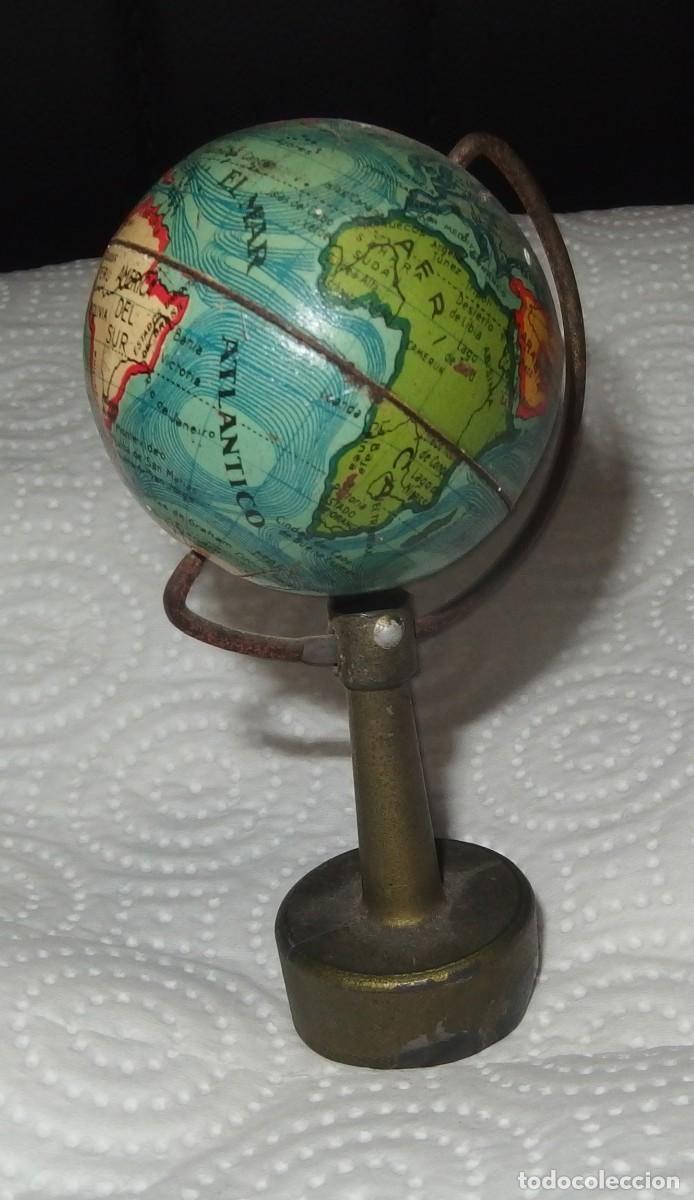 Juguetes antiguos y juegos de colecci&oacute;n: ANTIGUO GLOBO TERR&Aacute;QUEO SACAPUNTAS,(MAR ATLANTICO,MAR PAC&Iacute;FICO,...),A&Ntilde;OS 20 &Oacute; 30