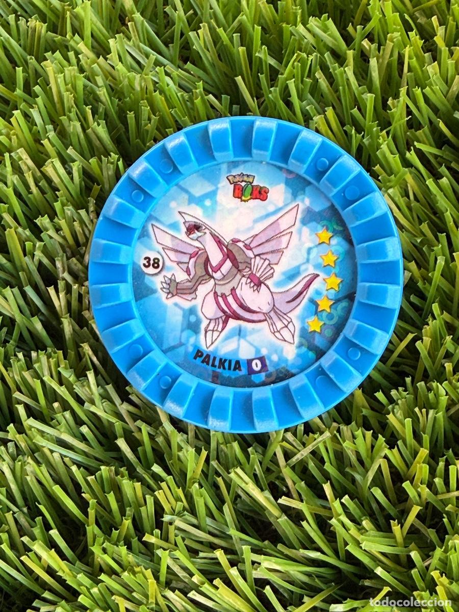 Juguetes antiguos y juegos de colecci&oacute;n: N&ordm; 38 Palkia Tazos Pokemon Cheetos Pokemon Roks