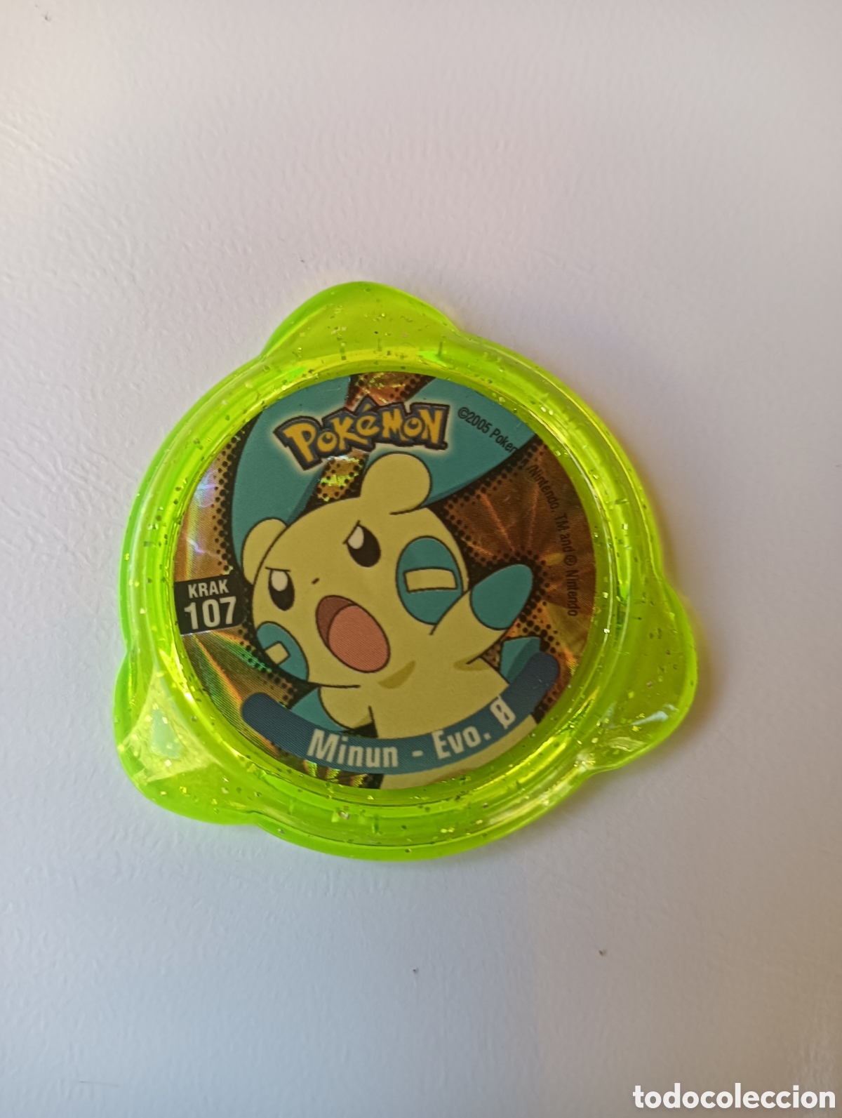 Juguetes antiguos y juegos de colecci&oacute;n: Craks Panini pokemon ,107 ,Minun
