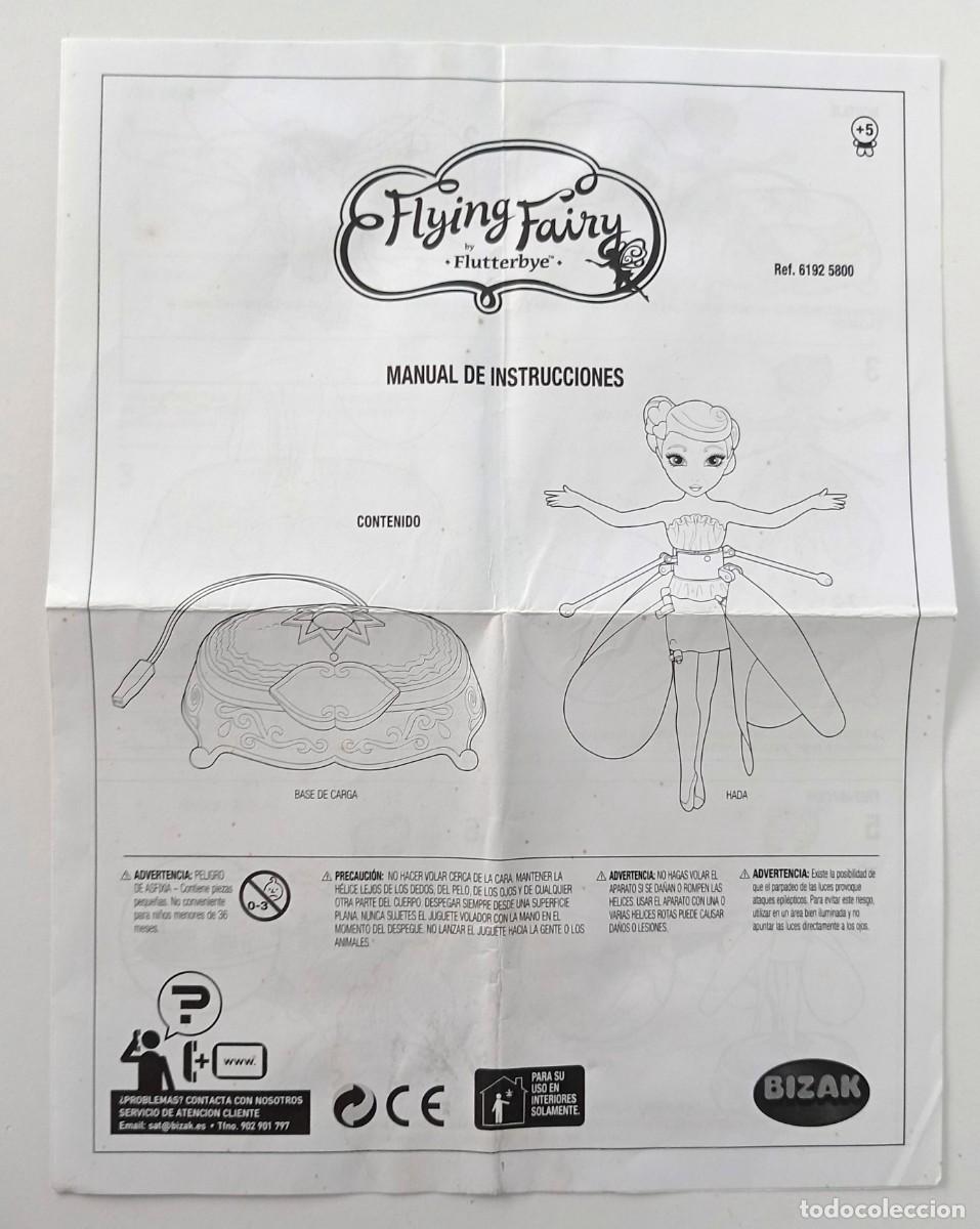 Jouets Anciens et Jeux de collection: MANUAL DE INSTRUCCIONES MU&Ntilde;ECA FLYING FAIRY DE BIZAK