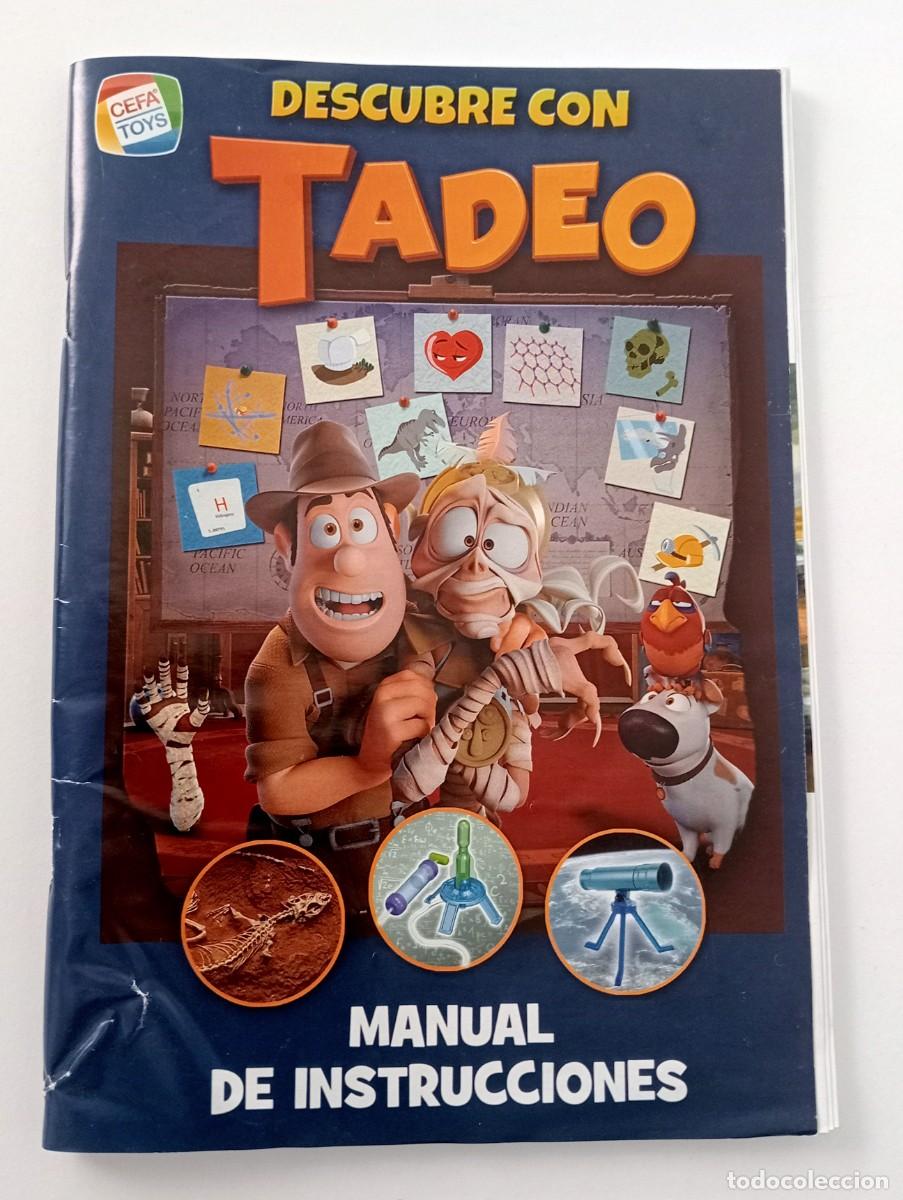 Juguetes antiguos y juegos de colecci&oacute;n: LIBRO MANUAL DE INSTRUCCIONES ﻿DESCUBRE CON TADEO JONES, KIT CIENT&Iacute;FICO