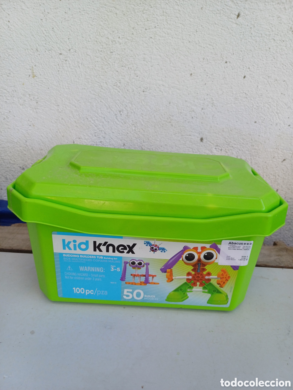 Juguetes antiguos y juegos de colecci&oacute;n: K'nex Kid K'nex Budding Builders Baul 97 piezas construccion