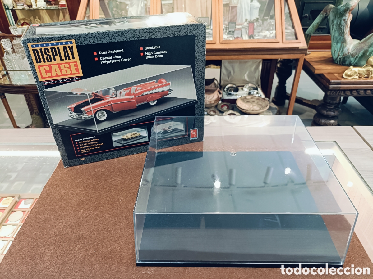 Juguetes antiguos y juegos de colecci&oacute;n: EXPOSITOR ESTUCHE DE PLASTICO PARA MAQUETAS . AMT ERTL. DISPLAY CASE