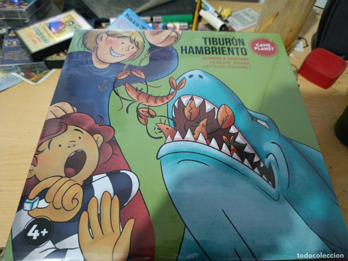 Juguetes antiguos y juegos de colecci&oacute;n: JUEGO EN FAMILIA. TIBURON HAMBRIENTO. GAME PLANET. NUEVO PRECINTADO.
